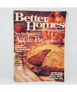 Better Homes and Gardens Magazine November 1995 Apple Pie Thanksgiving T... - £7.81 GBP