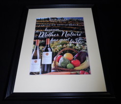 Benziger Winery 2013 Chardonnay 11x14 Framed ORIGINAL Vintage Advertisem... - $34.64