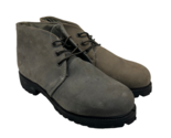 Timberland Men&#39;s Mid-Cut Soft Toe Chukka Boots 11019 Grey Leather Size 8.5W - $75.99