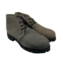 Timberland Men&#39;s Mid-Cut Soft Toe Chukka Boots 11019 Grey Leather Size 8.5W - £58.52 GBP