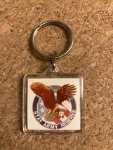 Vintage 124th Army Reserve Command ARCOM Lucite Keychain Collectible - £7.09 GBP