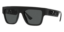 Versace VE4430U GB1/87 Sunglasses Black Frame Dark Grey 53mm Lens - $345.00