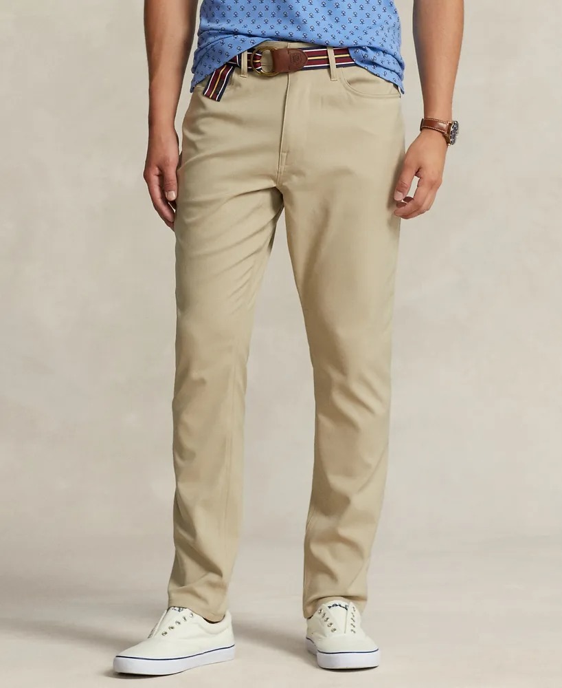 Polo Ralph Lauren Chinos Men&#39;s 36x32 Khaki Active-Fit Performance Golf P... - $59.88