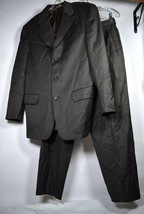 Corneliani Mens Suit Brown Extrafine Virgin Wool Suit Coat Blazer Pants ... - $198.00