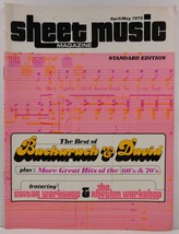Sheet Music Magazine April/May 1978 Standard Edition - $4.25