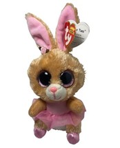 Ty Beanie Boos Plush Twinkle Toes the Bunny Rabbit  8 inch with Paper Hang Tags - £8.41 GBP