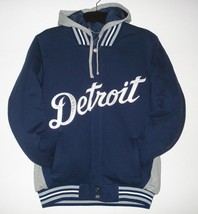 MLB  Detroit Tigers Reversible Fleece Jacket With Removable Hood JH Design New - £96.50 GBP