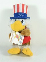 Vintage Sam The Olympic Eagle Plush Stuffed Animal Applause 1980 with tag  - £17.76 GBP