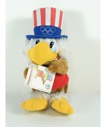 Vintage Sam The Olympic Eagle Plush Stuffed Animal Applause 1980 with tag  - £17.67 GBP