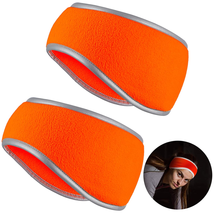 2 Pieces Ear Warmer Headband High Visibility Reflective Safety Headband Winter - £10.21 GBP