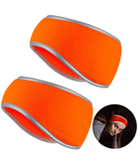 2 Pieces Ear Warmer Headband High Visibility Reflective Safety Headband ... - £10.17 GBP