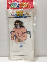 Vintage 1991 WWF Ultimate Warrior Lunch Bags - Pack of 22 NOS Collectable - £8.91 GBP