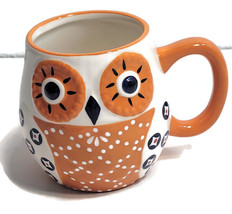 Woodland Owl 3D Mug Novelty Tea Coffee Hot Chocolate Cup Orange Shotz - £19.14 GBP