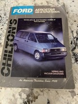 Chilton&#39;s Total Car Care Repair Manuals Ser.: CH Ford Aerostar 1986-96 b... - $9.89