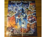 Palladuim Books 20 Years Of Adventure Promotional Poster 17&quot; X 22&quot; - £34.04 GBP