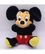 Vintage Disney Mickey Mouse Plush Stuffed Walt Disney Made In Korea 8” S... - £7.60 GBP