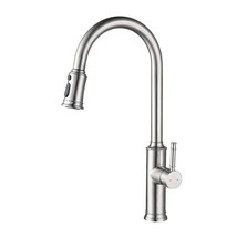 Pull-Down Kitchen Faucet: Sprayer &amp; Style - $2,223.80 MXN