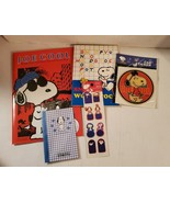 Peanuts Snoopy 5 piece stationery &amp; sticker lot - Denz, Glory, Phoenix n... - £17.39 GBP