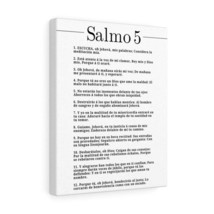 Salmo 5 Impresion De Arte Crist en Blanco Psalm 5 Spanish Ready to Hang Bible C - £60.73 GBP+