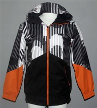 NIKE 6.0 Kampai PIANO Rusty Ong Black Hooded Mesh Lined Snowboarding Jacket Mn S - £247.79 GBP