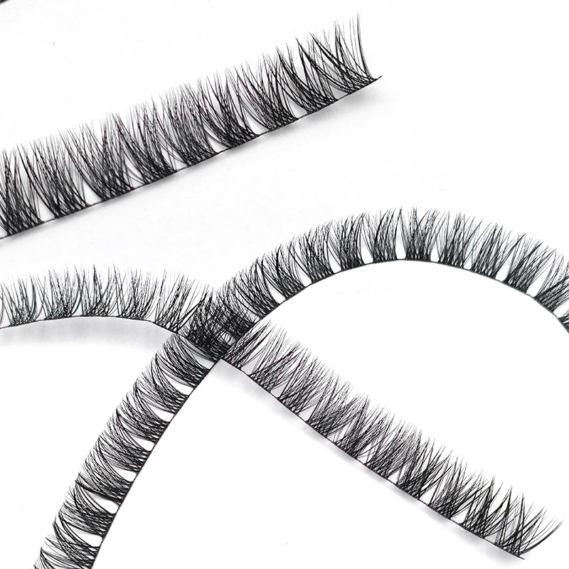 Alse lashes premade volume fans individual eyelash segmented lashes natural fake lashes thumb200