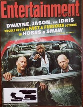 Fast &amp; Furious Dwayne, Jason Idris Hobbs &amp; Shaw @ Entertainment Weekly July 2019 - £3.95 GBP