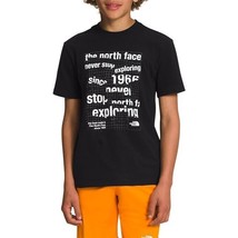 The North Face Boys Graphic Tee NF0A7WPSJK31 Never Stop Exploring Black ... - $20.00