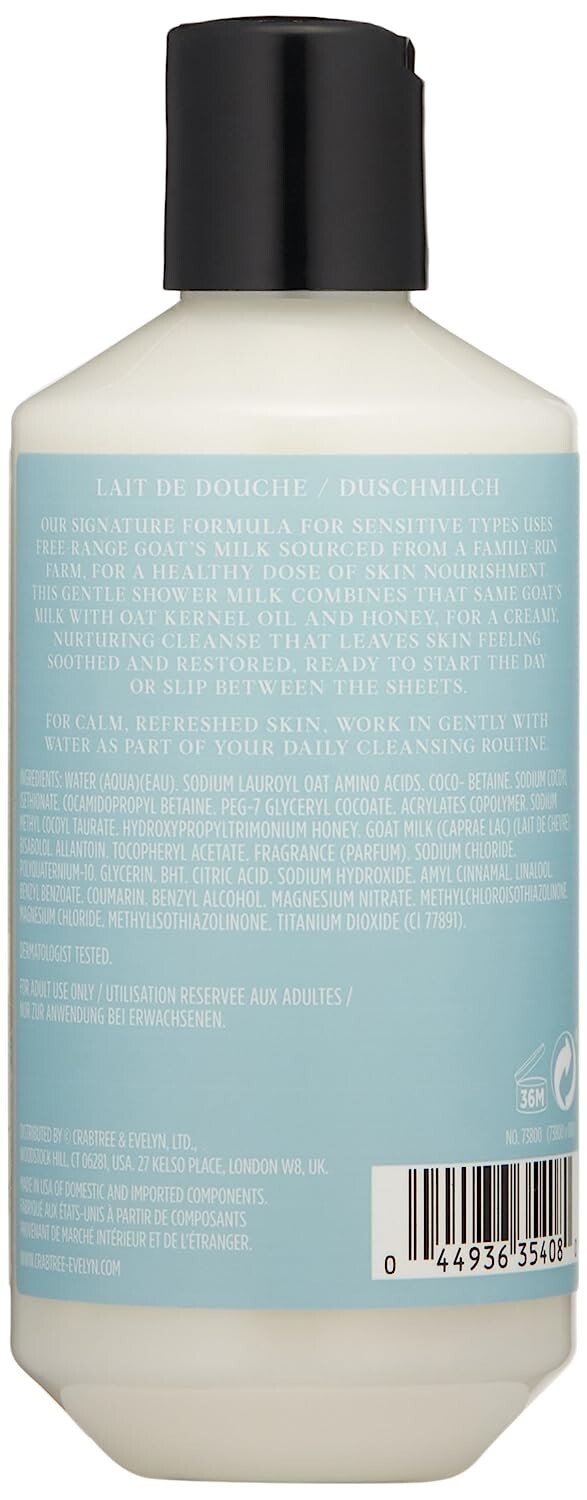 Crabtree & Evelyn Goatmilk and Oat Soothing Shower Milk, 8.5 Fl Oz Item image 2