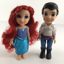 Disney Princess Petite The Little Mermaid Doll Set Ariel Prince Eric Figure Toy - £19.74 GBP