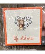 Keep Collective Rose Gold Pave WINE GLASS charm, NIP! - $293.82 MXN