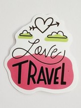 Love Travel Heart Clouds Simple Multicolor Sticker Decal Awesome Embellishment - $3.07