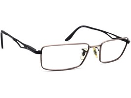 Ray Ban Eyeglasses RB 6162 2502 Silver Black Rectangular Frame 53[]17 140 - $49.99