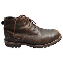 Timberland Larchmont Waterproof Chukka Boots Mens Size 9 Brown Leather Lace Up - £24.97 GBP