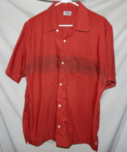 Rusty Shirt Mens Cotton Short Sleeve Button Front One Pocket - £7.78 GBP