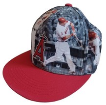 Mlb Anaheim Angels Mike Trout Baseball Cap Hat State Farm Sixth Man Adult - £8.14 GBP