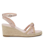 Kate Spade Tamara Knotted Wedge Espadrille Sandals Rose smoke/natural Si... - £44.10 GBP