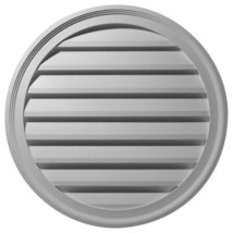 36 in. W x 36 in. H Round Gable Vent Louver, Decorative - £148.07 GBP