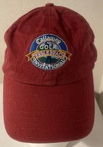 Callaway Pebble Beach Invitational Golf Hat Cap Strapback Red - $9.89