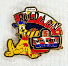 Disney 2002 WDW Pluto Build A Pin Event Countdown 5 Days 3-D LE Pin#13317 - £14.15 GBP