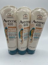 (3) Aveeno Kids Face and Body Gel Creme Lotion SensitiveSkin, 8 oz - £16.04 GBP