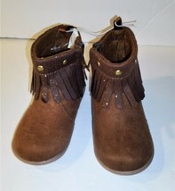 Koala Kid Toddler Girls Fringe Brown Boots Size 5 NIB (P) - £10.16 GBP