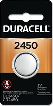 Duracell Lithium Battery Security 3 Volt DL2450B 1 Each (Pack of 2) - £13.54 GBP