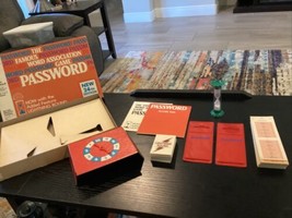 Vintage 1962 Milton Bradley Password Board Game 19th Edition - £15.50 GBP