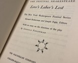 Love&#39;s labor Lost Shakespeare NY Shakespeare Festival With Essay On Dire... - $14.84