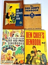 Vintage 40’s thru 1960s Boy Scout of America, Den Books, Den and Pack Ce... - £17.65 GBP