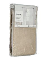 Sonoma Crushed Voile Sheer Window Panel 51&quot; x 108&quot; Beige Sheer - £11.07 GBP