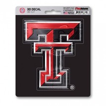 5.25&quot; Texas Tech Red Raiders Ncaa College Logo Car Auto 3D Sticker Decal Emblem - £19.98 GBP