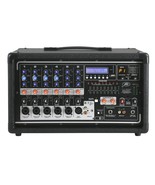 Pvi 6500 Powered Mixer 400W 6-Channel With 6 Inputs And Fx - £461.63 GBP