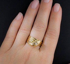 0.30 Ct G-H/VS Natural  Antique Victorian Snake Diamonds Women&#39;s Ring 18 Kt Gold - £1,513.54 GBP