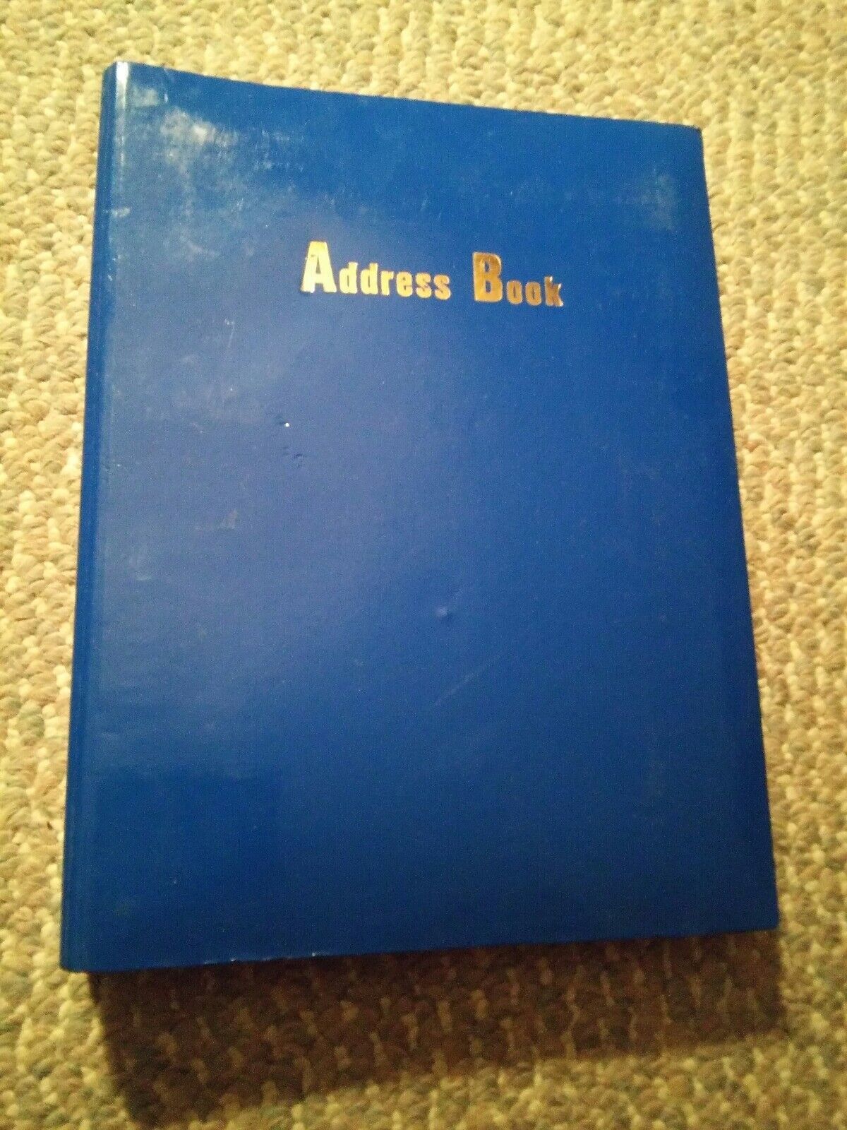 029 Blue Laurel Spiral Address Book Phone Numbers Unused - $6.99